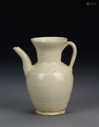 Chinese White Glazed Wine Pot