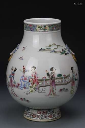 Chinese Famille Rose Vase