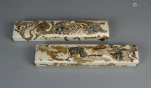 Pair Of Chinese Paper Weights