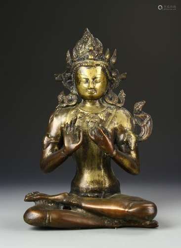 Chinese Bronze Buddha