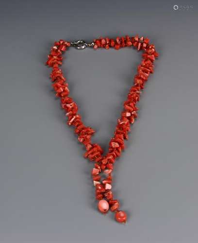 Chinese Coral Necklace