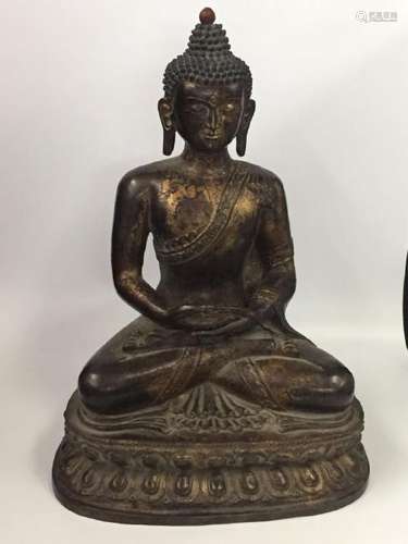 Chinese Gilt Buddha