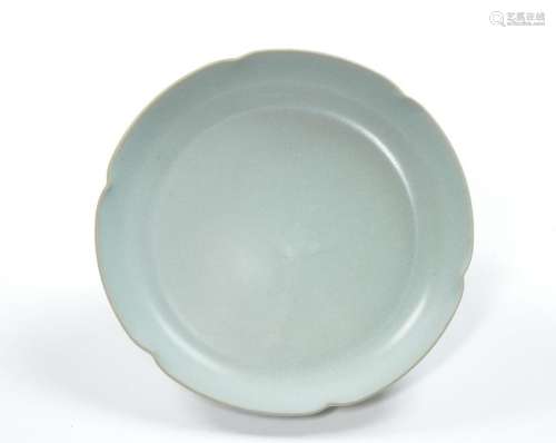 Rare Chinese Ru-Type Porcelain Dish