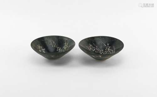 Two Chinese Jizhou Type Bowls