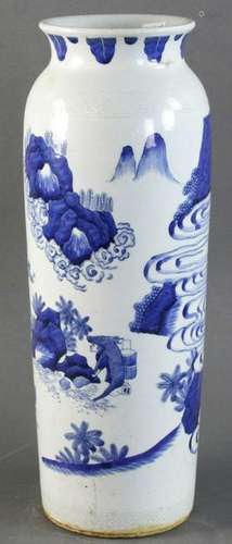 Large Chinese Elephant Leg Shaped Vase