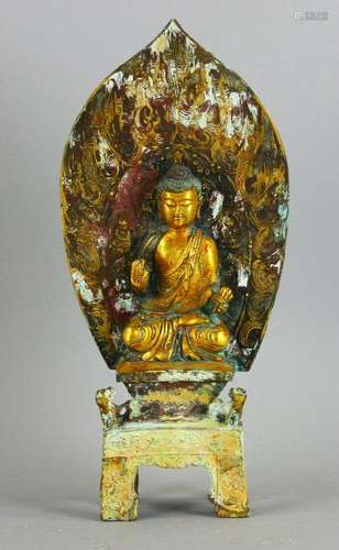 Chinese Bronze Buddha Statue