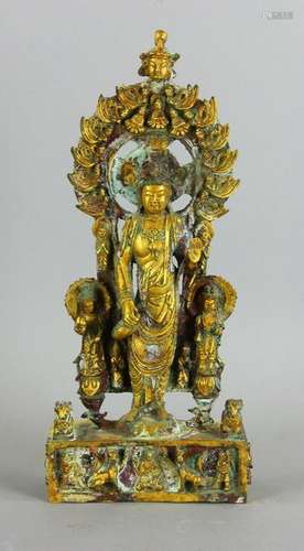 Chinese Bronze Buddha Statue