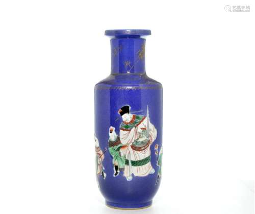 Rare Chinese Famille-Verte and Powder-Blue Porcelain