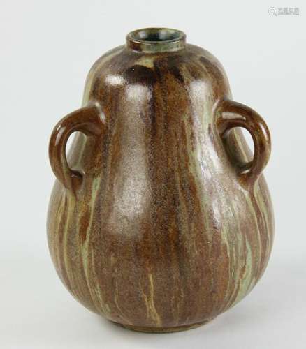 Japanese Glazed Studio Pottery Vase 601