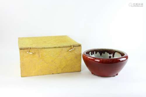 Chinese Oxblood Bowl