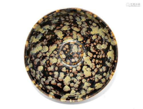 Chinese Jizhou Tortoiseshell-Glazed Tea Bowl