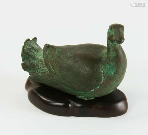 Chinese Bronze Duck Tang