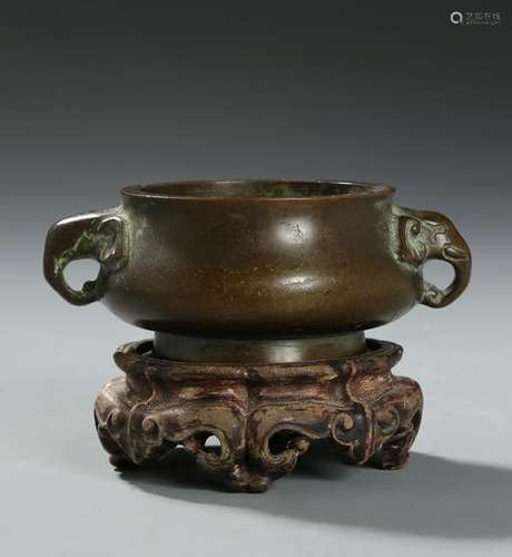 Chinese Bronze Censer