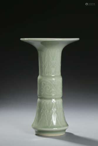Chinese Celadon Beaker Vase