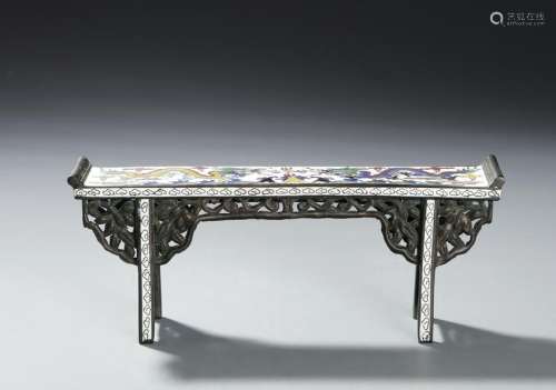 Chinese Enameled Mini Altar Table