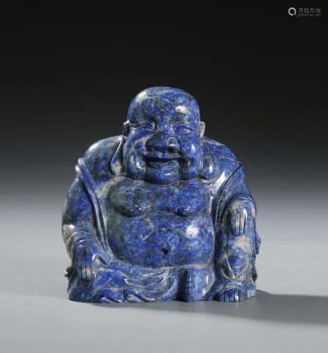 Chinese Lapis Lazuli Figure of Buddha