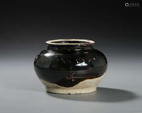 Chinese Brown Glazed Jar