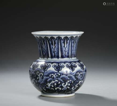 Chinese Blue and White Zhadou