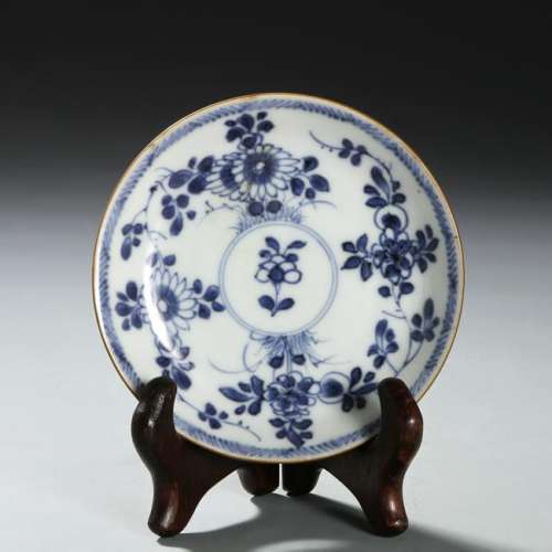 Chinese Blue and White Dish, Sotheby's