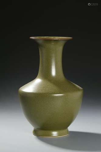 Chinese Teadust Glazed Vase