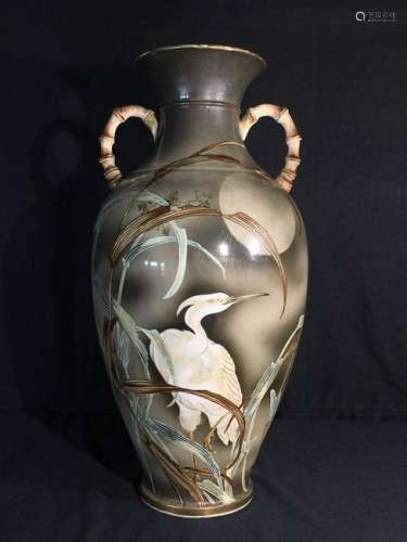 Japanese Satsuma Vase Attributed to Kinkozan