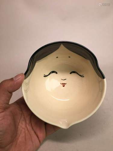 Japanese Chawan - Happy Face