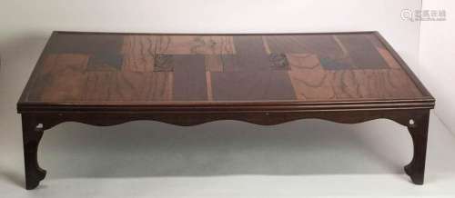 Unusual Japanese Wood Scholar Table - Purchased in 1882