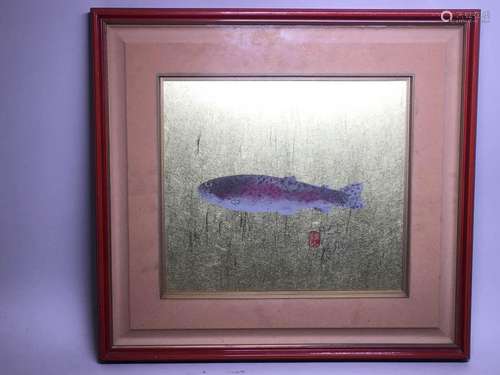 Japanese Paintig of Rainbow Trout