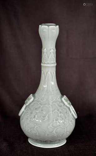 Chinese Celadon Porcelain Long Neck Vase