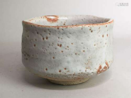 Japanese Chawan Teabowl - Shino Glaze