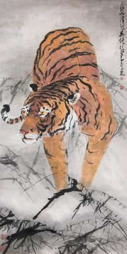ZHAO SHAOANG (ATTRIBUTED TO, 1905-1998), TIGER