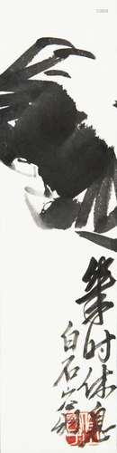 QI BAISHI (1864-1957), A CHINESE PAINTING OF CRABS