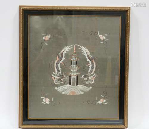 A Framed Embroidery