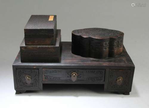 A Wooden Seal Box