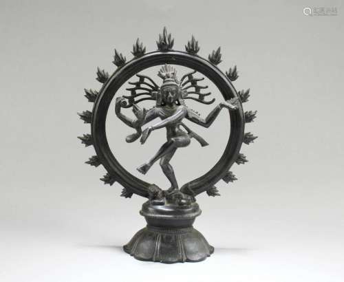 A Bronze Hindu God Ganesha Statue