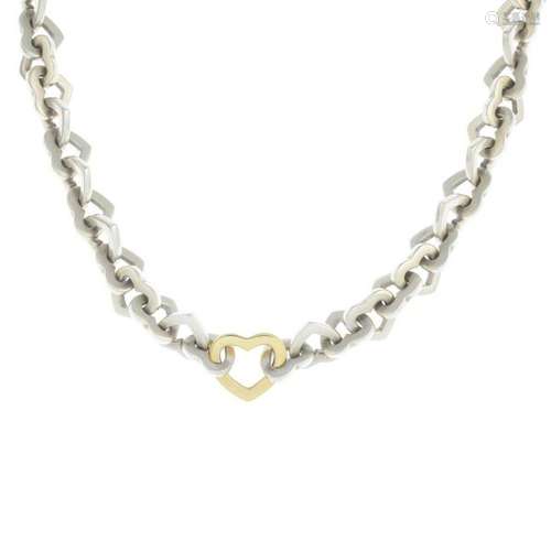 A heart necklace, by Tiffany & Co.Signed Tiffany &