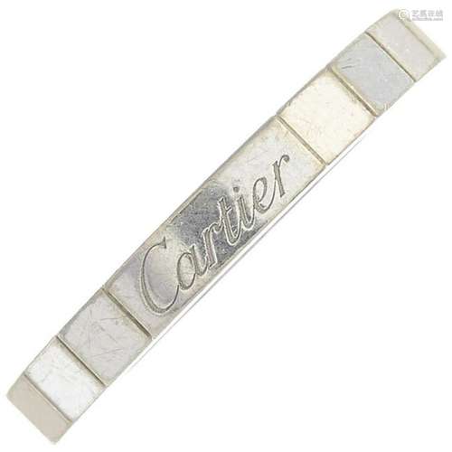 A 'Lanieres' band ring, by Cartier. Signed Cartier,