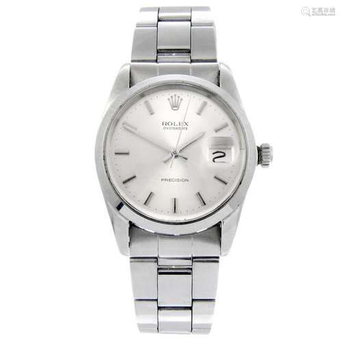 ROLEX - a gentleman's Oysterdate Precision bracelet