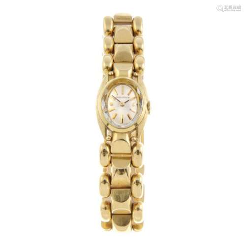 JAEGER-LECOULTRE - a lady's bracelet watch. Yellow