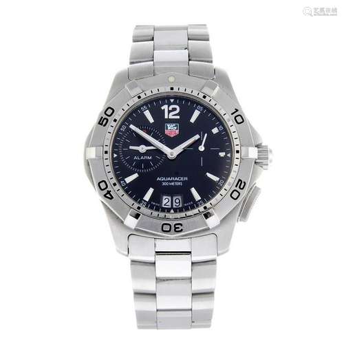 TAG HEUER - a gentleman's Aquaracer Alarm bracelet