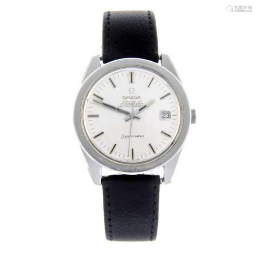 OMEGA - a gentleman's Seamaster wrist watch. Stainless