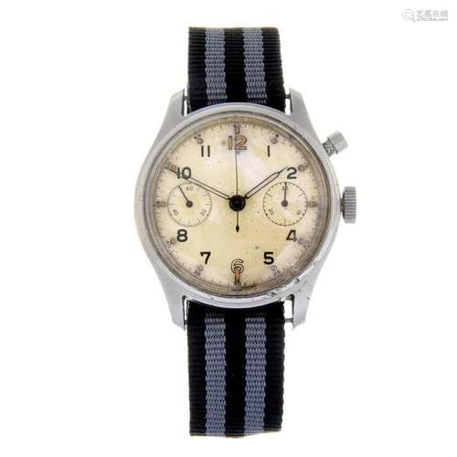 LEMANIA - a military issue single button chronograph