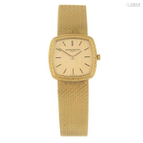 VACHERON CONSTANTIN - a lady's bracelet watch. Yellow