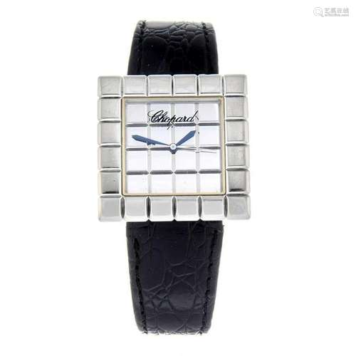 CHOPARD - a lady's Ice Cube wrist watch. 18ct white