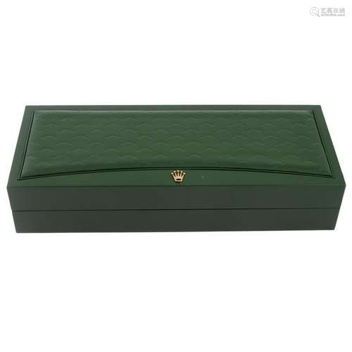 ROLEX - a complete Cellini watch box.