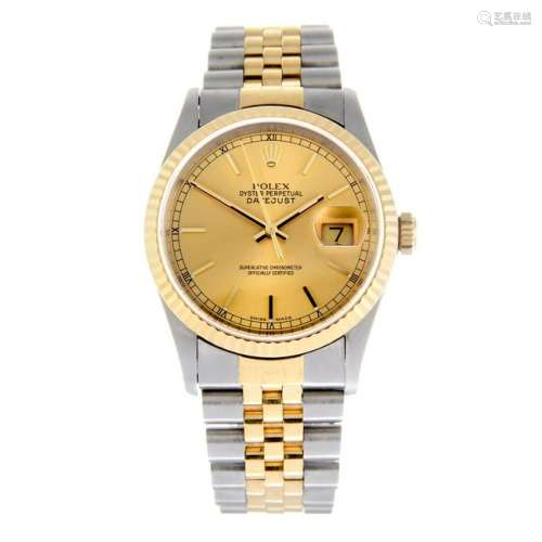 ROLEX - a gentleman's Oyster Perpetual Datejust