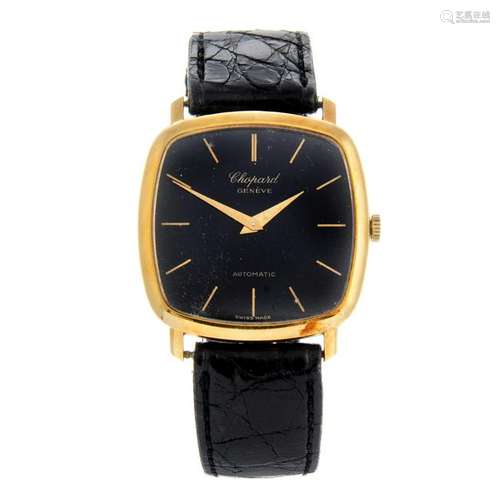 CHOPARD - a gentleman's wrist watch. 18ct yellow gold