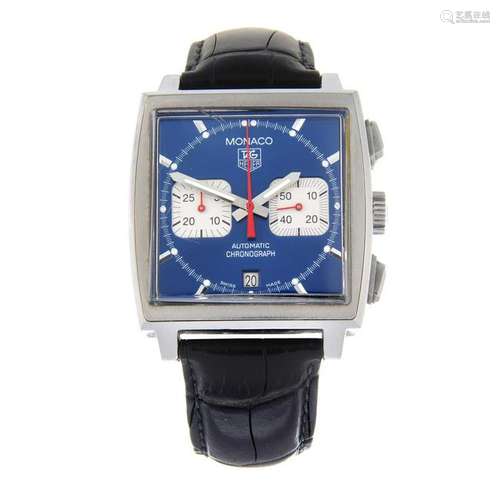 TAG HEUER - a gentleman's Monaco chronograph wrist