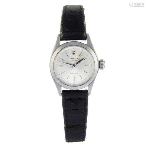 ROLEX - a lady's Oyster Precision wrist watch. Circa