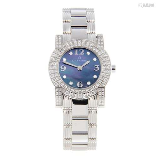 BUCHERER - a lady's Pathos bracelet watch. 18ct white